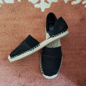 Nubuck Espadrille flat WORN TWICE